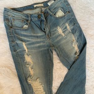 Machine Ripped Jeans